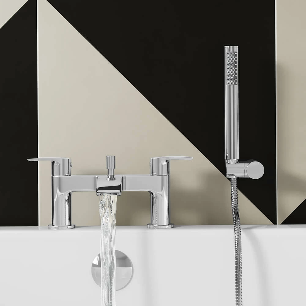 Vellamo Swift Waterfall Bath Shower Mixer 4 Vellamo Swift Waterfall Bath Shower Mixer - Image 2