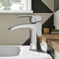 Vellamo Swift Mono Basin Mixer Tap & Waste 13 Vellamo Swift Mono Basin Mixer Tap & Waste -TAP WAREHOUSE Shop vellamo swift chrome waterfall basin mixer tap lifestyle4