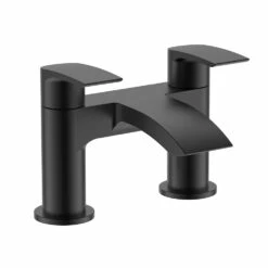 Vellamo Swift Matt Black Deck Mounted Bath Filler 8 Vellamo Swift Matt Black Deck Mounted Bath Filler -TAP WAREHOUSE Shop vellamo swift matt black deck mounted bath filler