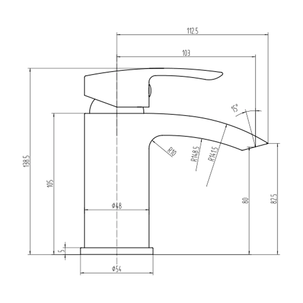 Vellamo Swift Mono Basin Mixer Tap & Waste 11 Vellamo Swift Mono Basin Mixer Tap & Waste - Image 9