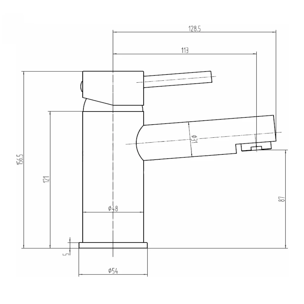 Vellamo Twist Chrome Basin Mixer Tap & Waste 8 Vellamo Twist Chrome Basin Mixer Tap & Waste - Image 6