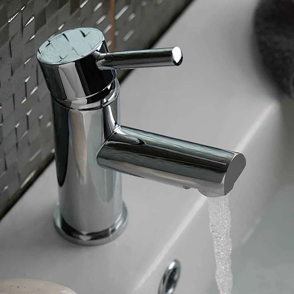 Vellamo Twist Chrome Basin Mixer Tap & Waste 5 Vellamo Twist Chrome Basin Mixer Tap & Waste - Image 3