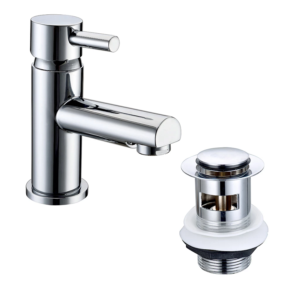 Vellamo Twist Chrome Basin Mixer Tap & Waste 4 Vellamo Twist Chrome Basin Mixer Tap & Waste - Image 2