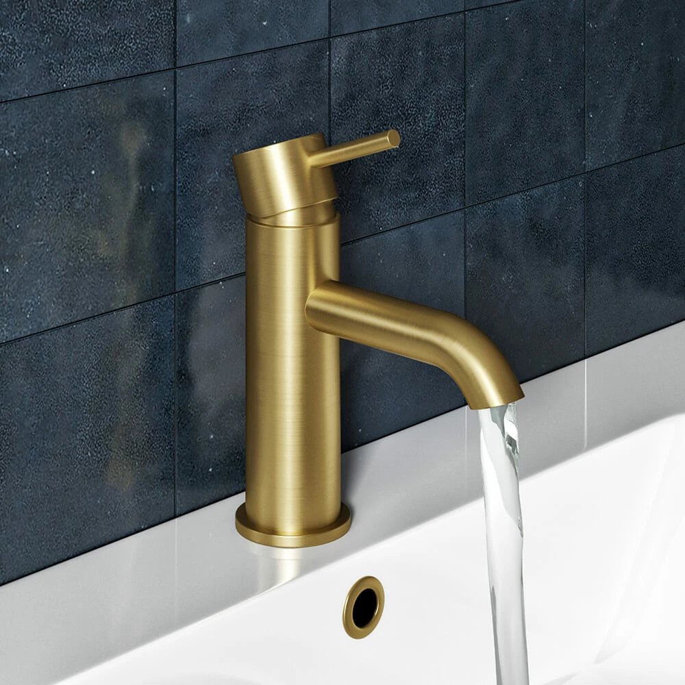 Harbour Clarity Brushed Brass Basin Mixer Tap & Waste 7 Harbour Clarity Brushed Brass Basin Mixer Tap & Waste - Image 5