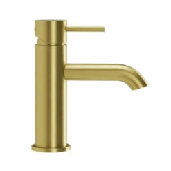 Harbour Clarity Brushed Brass Basin Mixer Tap & Waste 11 Harbour Clarity Brushed Brass Basin Mixer Tap & Waste -TAP WAREHOUSE Shop vellamo twist brushed brass basin mixer tap cutout 2