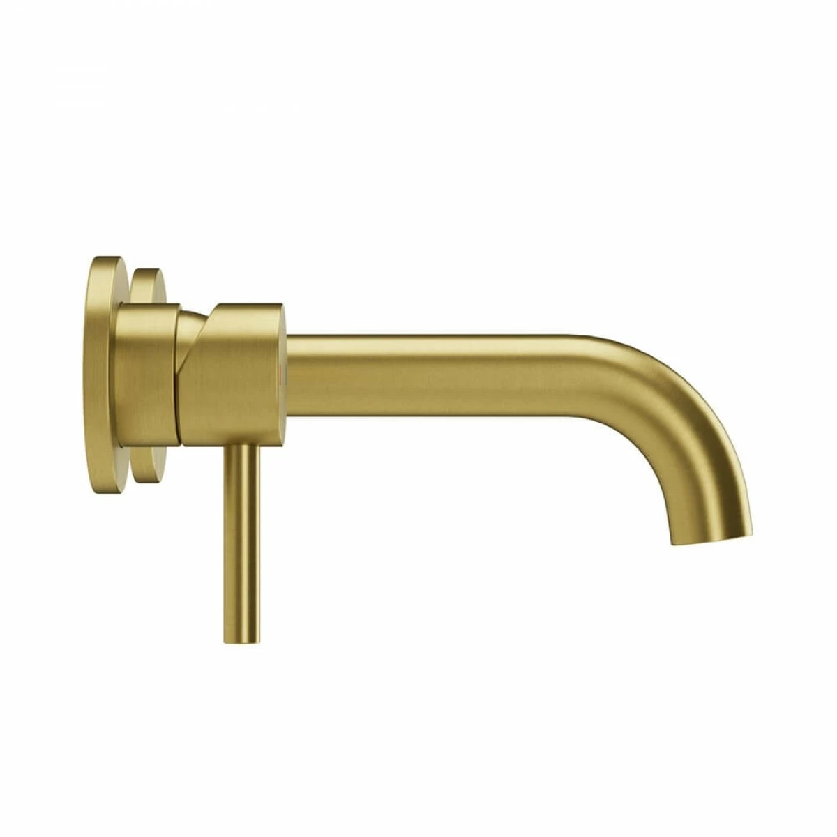 Harbour Clarity Brushed Brass Wall Mounted Basin Mixer Tap 6 Harbour Clarity Brushed Brass Wall Mounted Basin Mixer Tap - Image 4