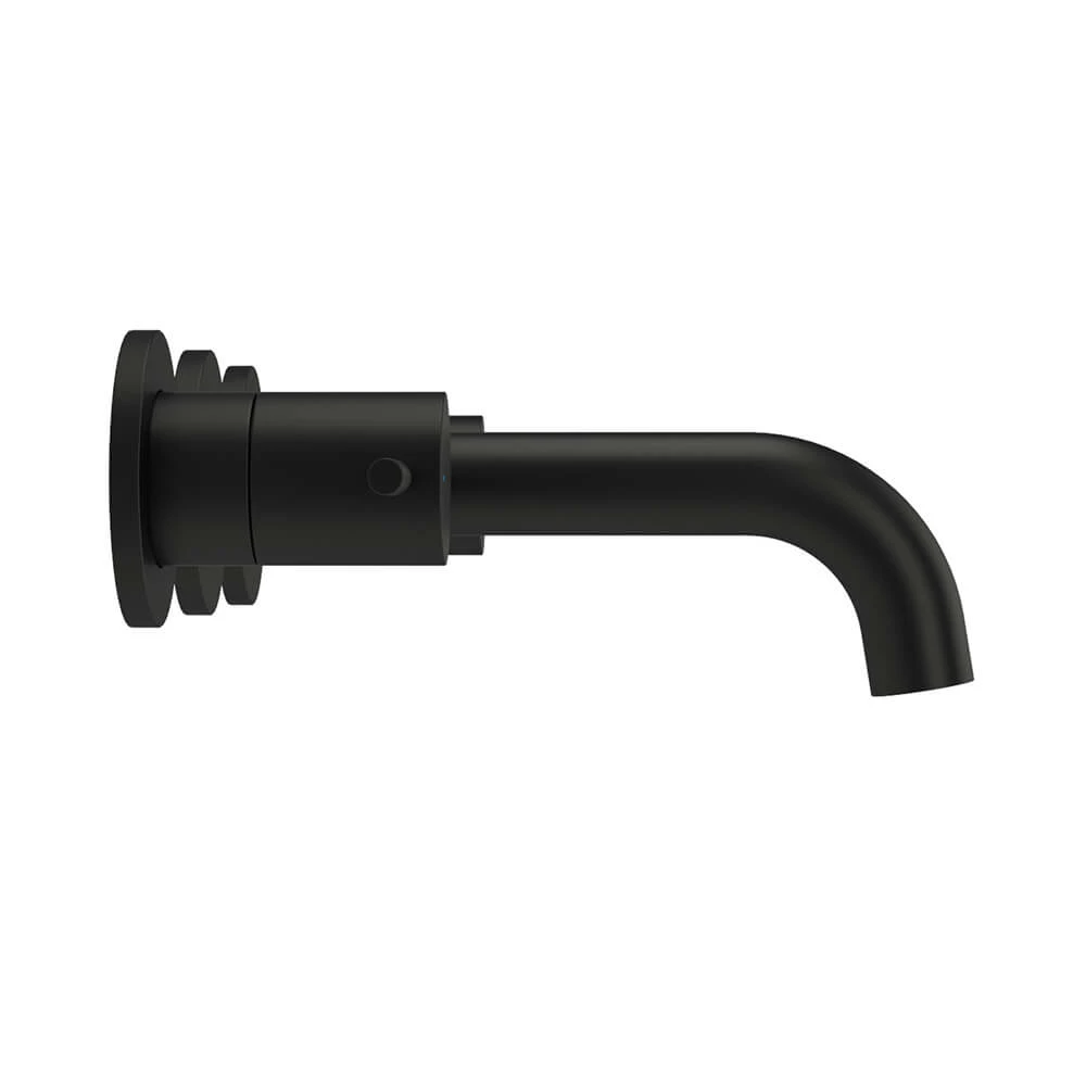 Harbour Clarity Matt Black 3 Hole Wall Mounted Basin Tap With Easy Plumb Installation Kit 6 Harbour Clarity Matt Black 3 Hole Wall Mounted Basin Tap With Easy Plumb Installation Kit - Image 4