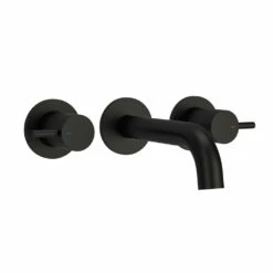 Harbour Clarity Matt Black 3 Hole Wall Mounted Basin Tap With Easy Plumb Installation Kit 10 Harbour Clarity Matt Black 3 Hole Wall Mounted Basin Tap With Easy Plumb Installation Kit -TAP WAREHOUSE Shop vellamo twist matt black wall mounted basin tap cutout