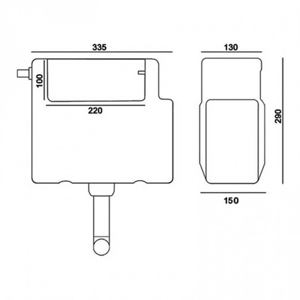 Vellamo Aspire 1100mm Matt Grey 2 Door Combination Ceramic Basin & Toilet Unit - No Cistern Or Toilet 10 Vellamo Aspire 1100mm Matt Grey 2 Door Combination Ceramic Basin & Toilet Unit - No Cistern Or Toilet - Image 8