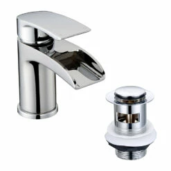 Vellamo Venta Waterfall Basin Mixer Tap & Waste 9 Vellamo Venta Waterfall Basin Mixer Tap & Waste -TAP WAREHOUSE Shop vellamo venta waterfall basin tap with click waste