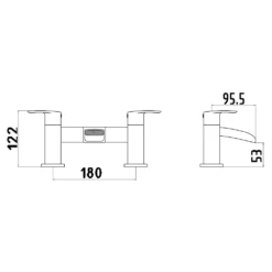 Vellamo Venta Waterfall Bath Mixer Tap 7 Vellamo Venta Waterfall Bath Mixer Tap -TAP WAREHOUSE Shop vellamo venta waterfall bath filler tap tech