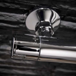 Vellamo Marvel WRAS-Approved Modern Thermostatic Shower Set With Thin Fixed Head 12 Vellamo Marvel WRAS-Approved Modern Thermostatic Shower Set With Thin Fixed Head -TAP WAREHOUSE Shop vellamomarvelshowervalvev2 shower002 lifestyle