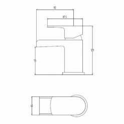 Vellamo Tugela Mini Waterfall Basin Mixer With Clicker Waste 11 Vellamo Tugela Mini Waterfall Basin Mixer With Clicker Waste -TAP WAREHOUSE Shop vellamotugela 16508 tech