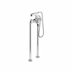 Vado Victoriana Floor Mounted Freestanding Bath Shower Mixer With Shower Kit