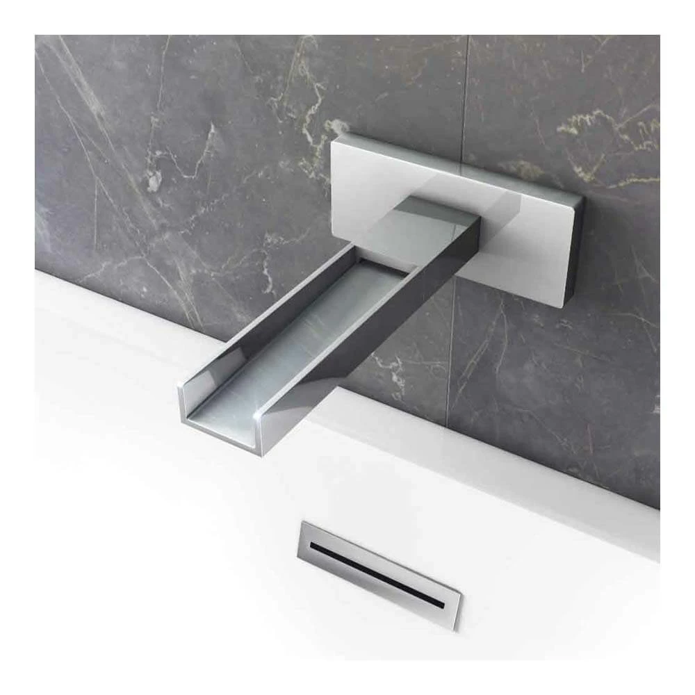 Vellamo Reve Wall Mounted Waterfall Bath Spout 4 Vellamo Reve Wall Mounted Waterfall Bath Spout - Image 2