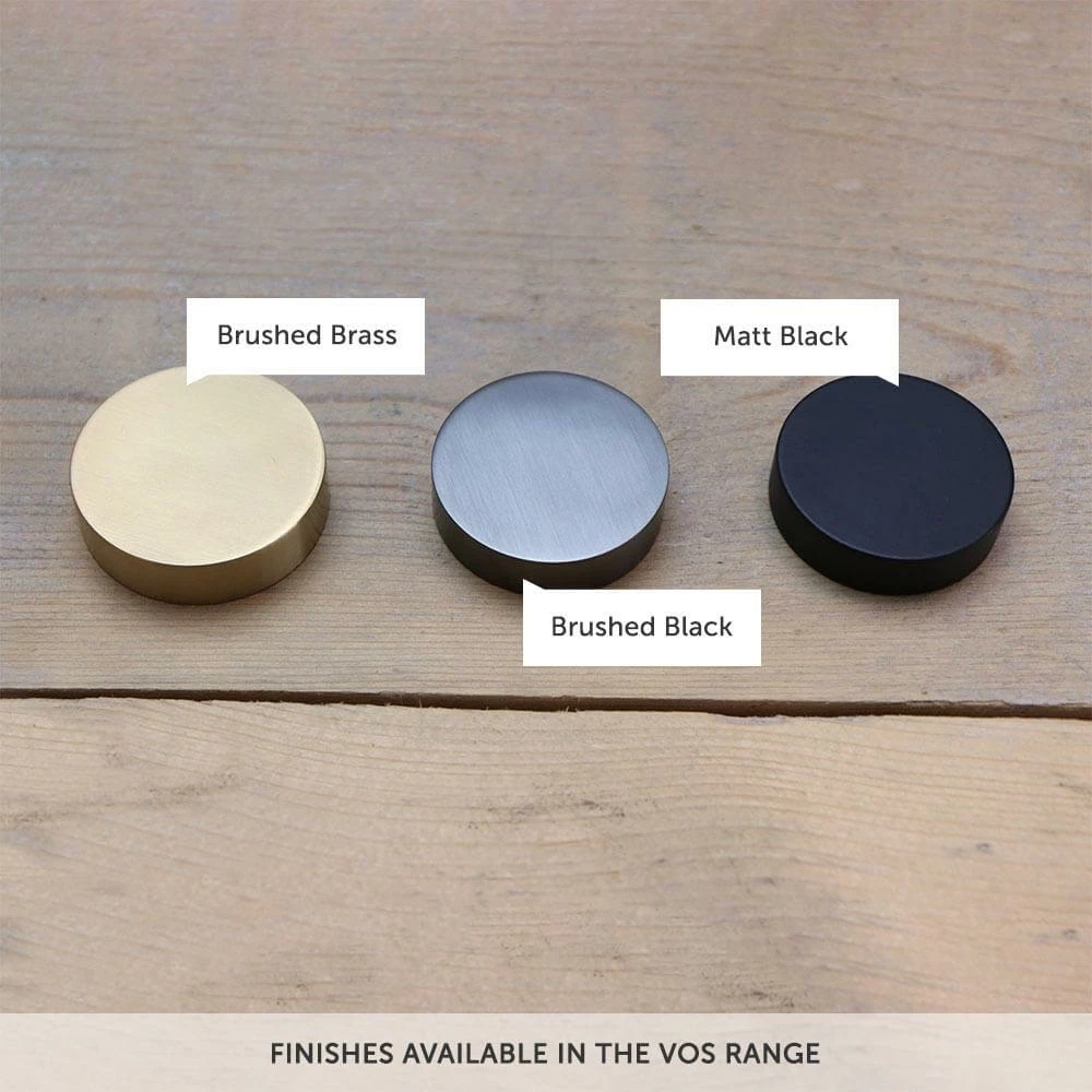 VOS Concealed Dual Outlet 3 Handle Shower Valve, Fixed Head & Shower Handset Kit - Brushed Black 8 VOS Concealed Dual Outlet 3 Handle Shower Valve, Fixed Head & Shower Handset Kit - Brushed Black - Image 6