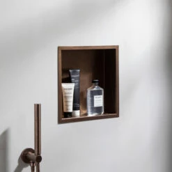 VOS Shower Niche 300 X 300mm - Matt Black