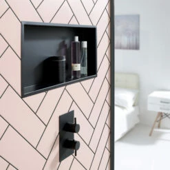 VOS Shower Niche 600 X 300mm - Brushed Bronze