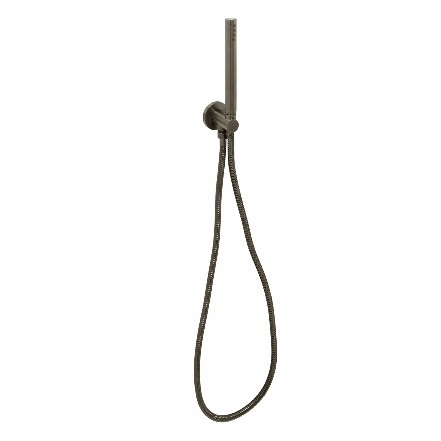 VOS Concealed Dual Outlet 2 Handle Shower Valve, Fixed Head & Shower Handset Kit - Brushed Black 7 VOS Concealed Dual Outlet 2 Handle Shower Valve, Fixed Head & Shower Handset Kit - Brushed Black - Image 5