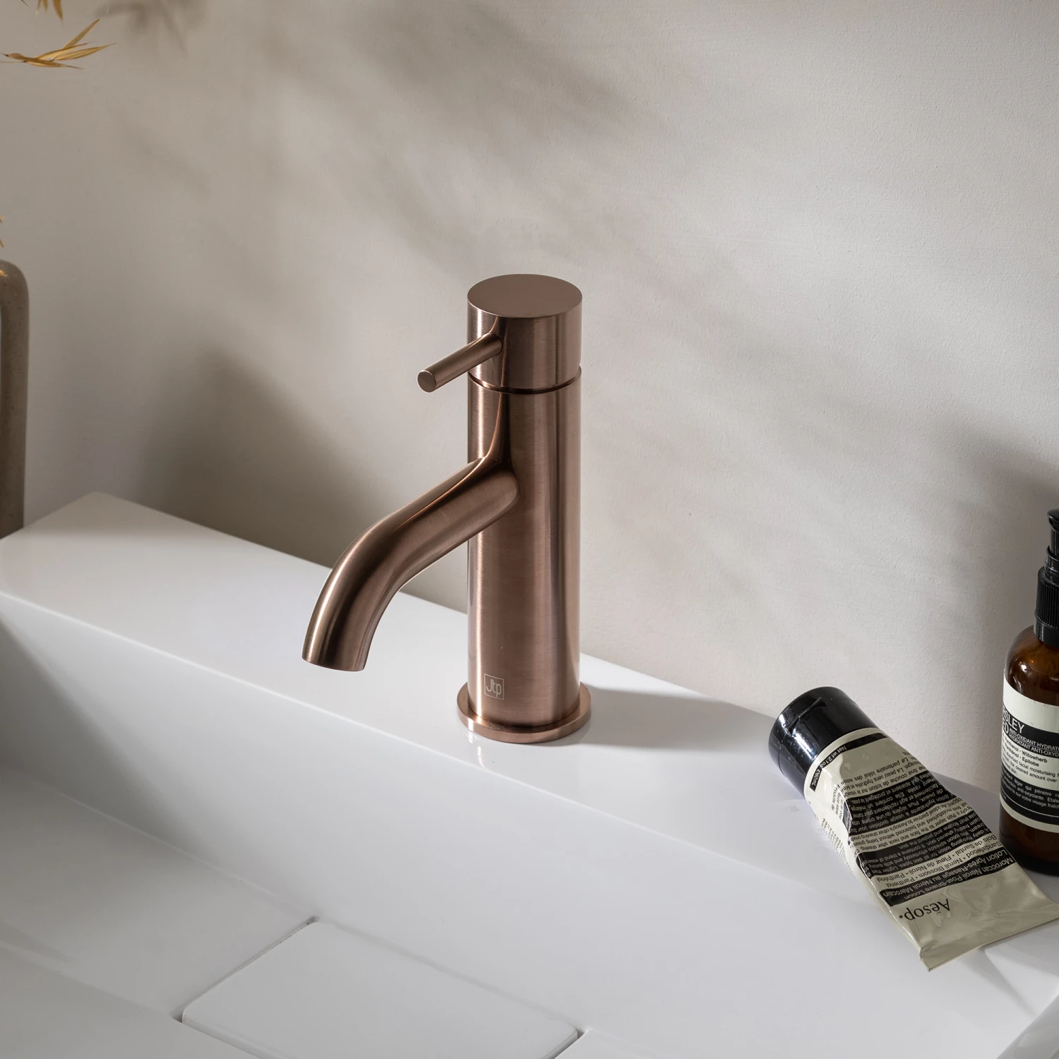 VOS Single Lever Basin Mixer - Brushed Bronze 4 VOS Single Lever Basin Mixer - Brushed Bronze - Image 2