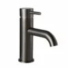 VOS Single Lever Basin Mixer - Brushed Black -TAP WAREHOUSE Shop vos single lever monobloc basin tap brushed black