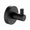 VOS Single Robe Hook - Matt Black -TAP WAREHOUSE Shop vos single robe hook matt black