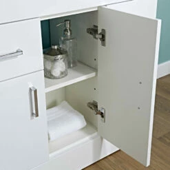 Jack Minimalist 800mm White Gloss Floor Standing Vanity Unit & Basin 10 Jack Minimalist 800mm White Gloss Floor Standing Vanity Unit & Basin -TAP WAREHOUSE Shop vtnb800 hero