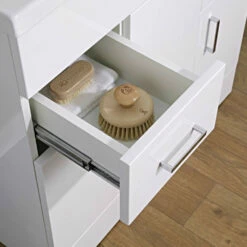 Jack Minimalist 800mm White Gloss Floor Standing Vanity Unit & Basin 12 Jack Minimalist 800mm White Gloss Floor Standing Vanity Unit & Basin -TAP WAREHOUSE Shop vtnb800 hero3