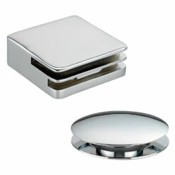 Sagittarius 60cm Minimal Cube Centrafill Spring Loaded Pop-Up Waste