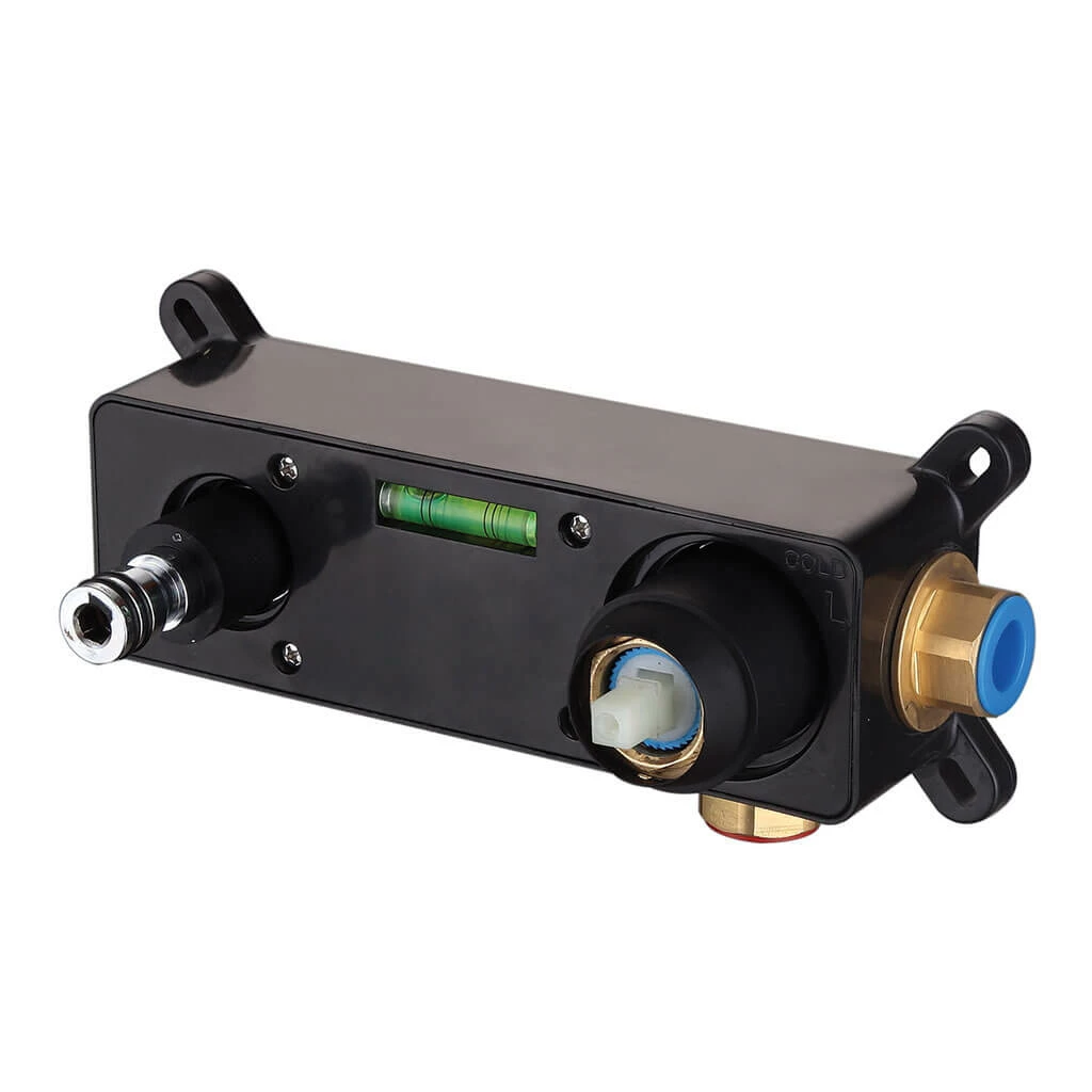 Vellamo Twist Wall Mounted Basin Mixer Tap & Easy Plumb Installation Kit 4 Vellamo Twist Wall Mounted Basin Mixer Tap & Easy Plumb Installation Kit - Image 2