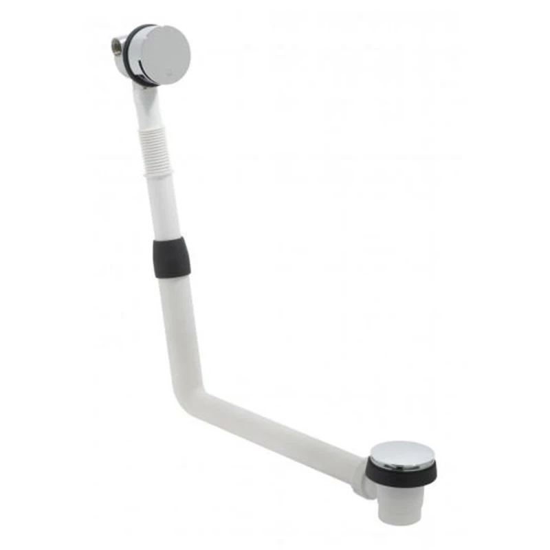 Vado Overflow Bath Filler With Clic-Clac Waste Operation 3 Vado Overflow Bath Filler With Clic-Clac Waste Operation