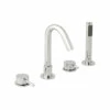 Vado Zoo Deck Mounted 4 Hole Single Lever Bath Shower Mixer 2 Vado Zoo Deck Mounted 4 Hole Single Lever Bath Shower Mixer -TAP WAREHOUSE Shop zoo 232