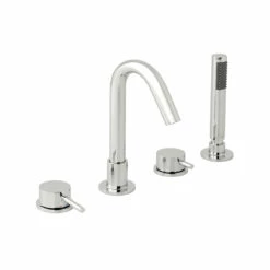 Vado Zoo Deck Mounted 4 Hole Single Lever Bath Shower Mixer